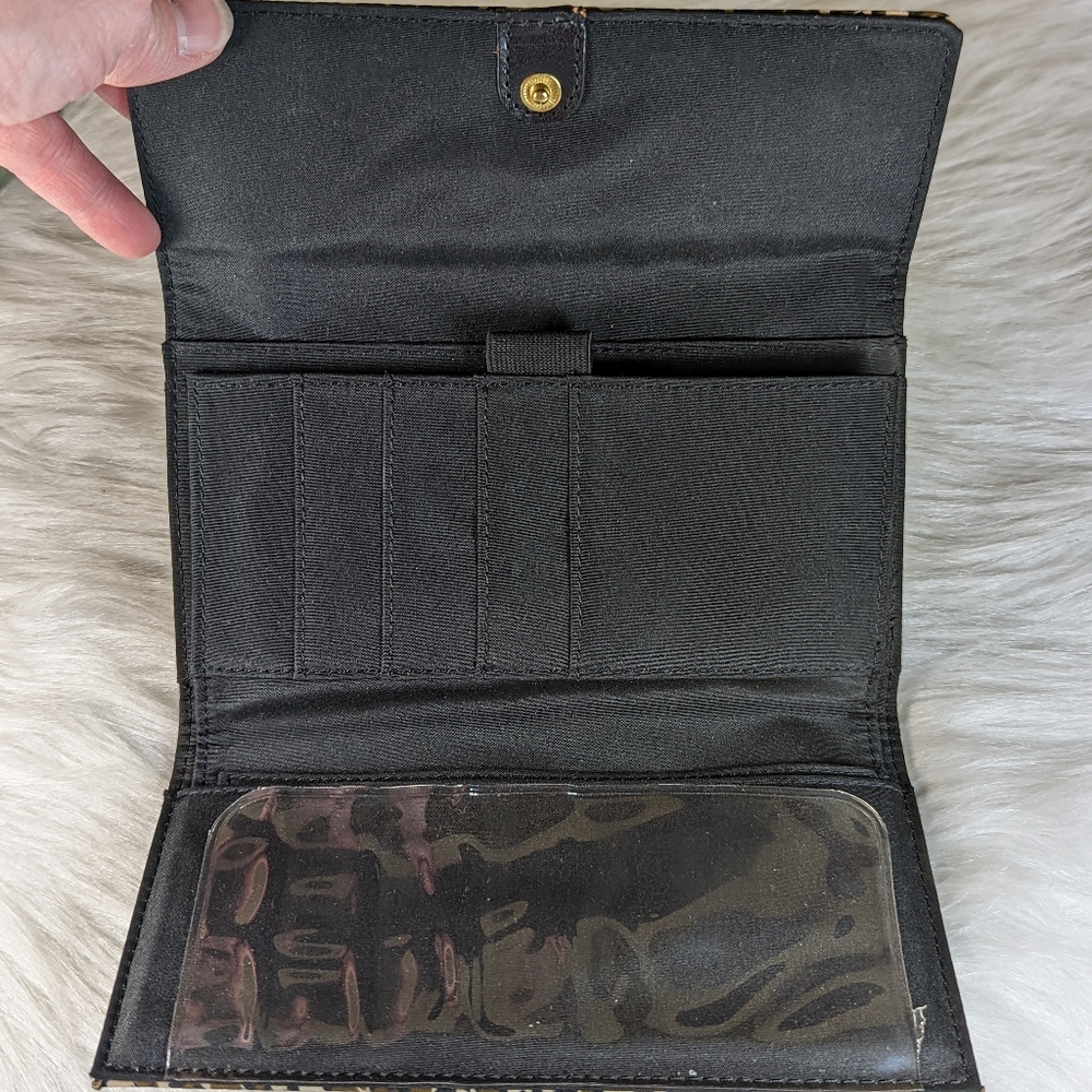 Fossil Cheetah Nylon Vintage Wallet - Picture 5 of 8